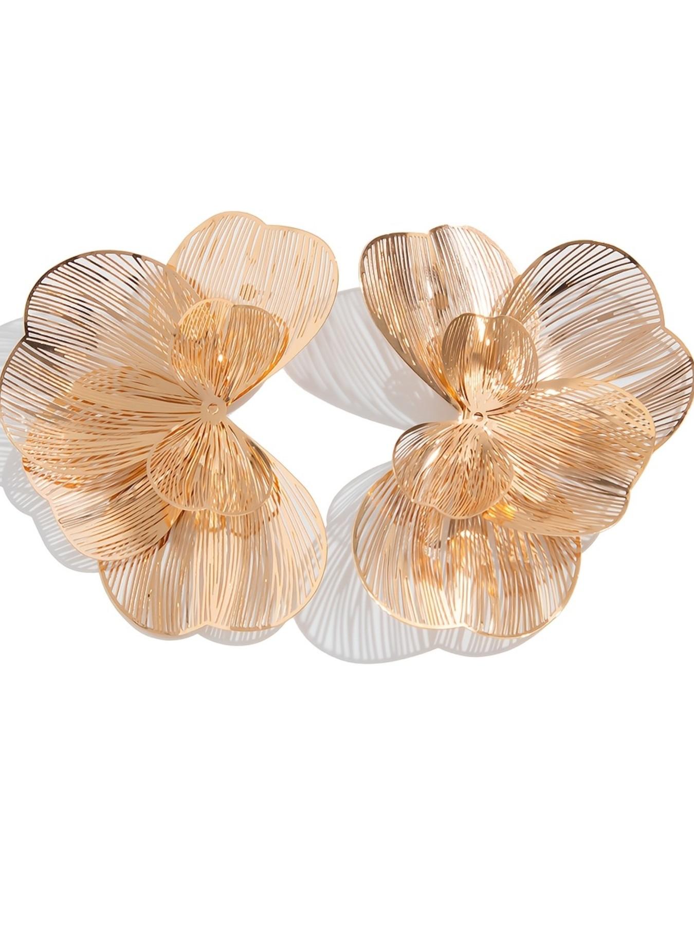 Elegant Flower Earrings, Fashion Style, Perfect for Daily Wear, Dates, Parties, Holidays, Gifts, Various Occasions Jewelry Accessories