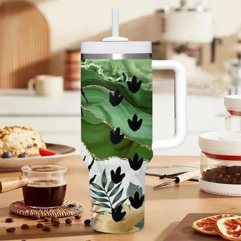 1pc Dinosaur Water Cup, Insulated Travel Mug, Leak-Proof Reusable Bottle, BPA-Free, Outdoor & Daily Use, Multiple Styles Available