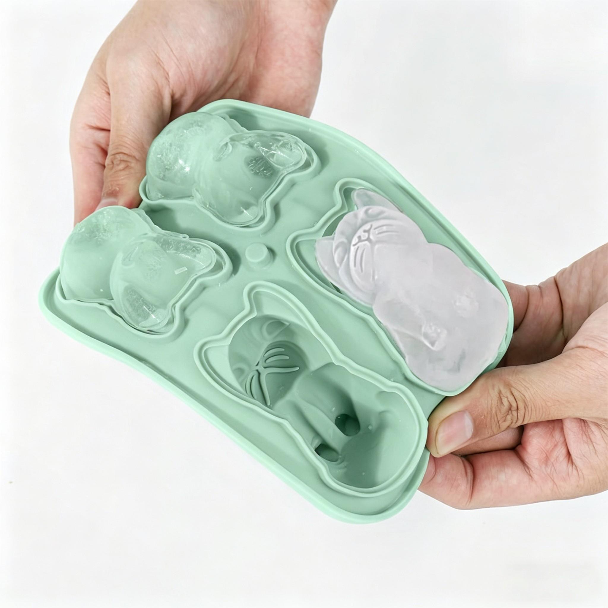 Silicone Ice Cube Tray Large Ice Blocks Whiskey Ice Balls DIY Food Grade High Capacity Ice Mold, Perfect for Home Use