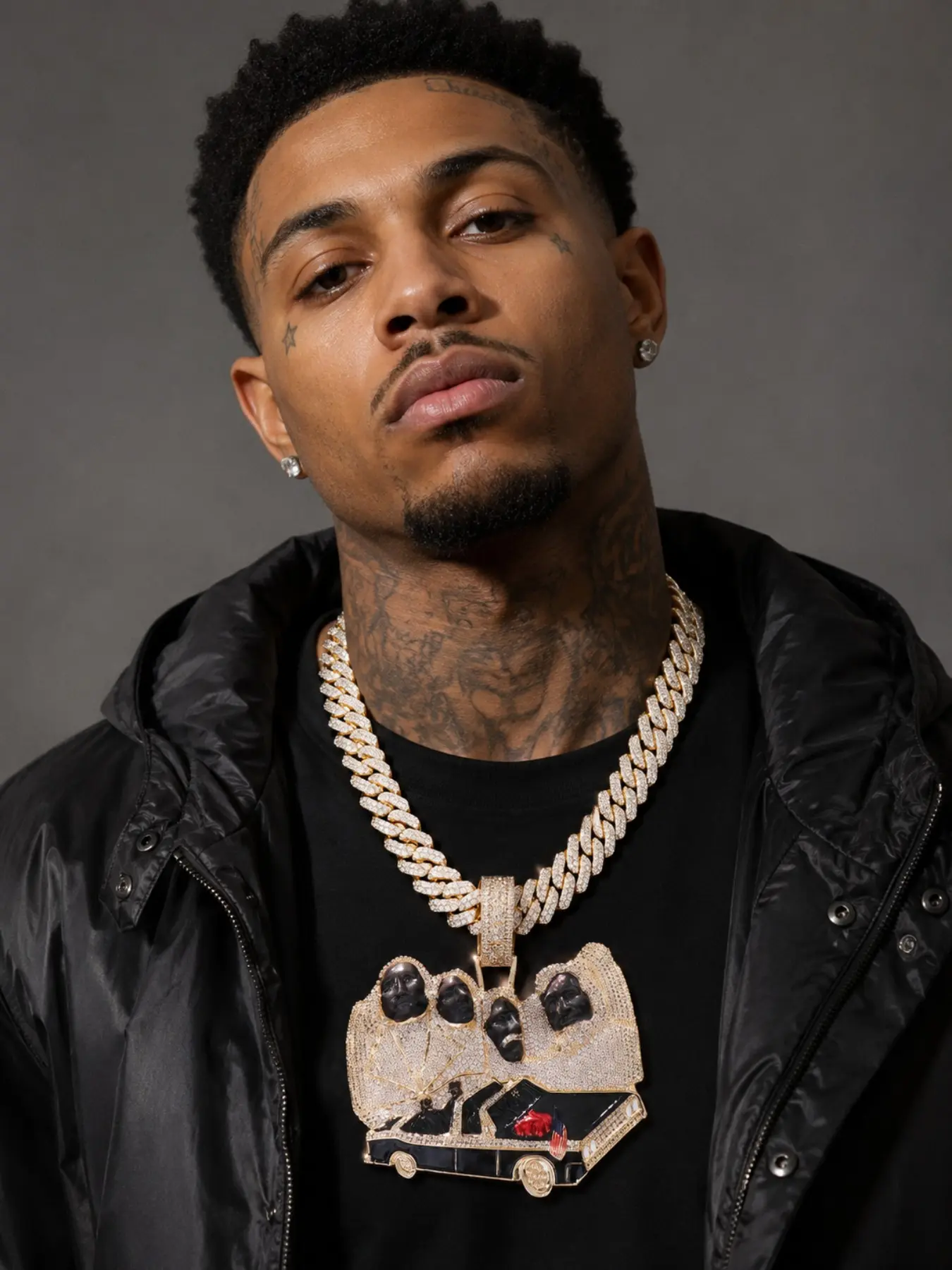 Iced Out Last Supper Pendant Necklace, 5a Cz Stones, 60cm Stainless Chain, Hip Hop Jewelry, Trendy Accessory for Men and Women