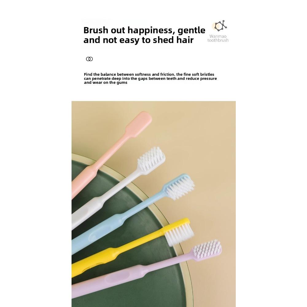 20-piece Toothbrush Set with Soft Bristles, Adult Family Pack in Bucket, Tongue Cleaner, Disposable Fine Soft Bristle Toothbrush, New Model