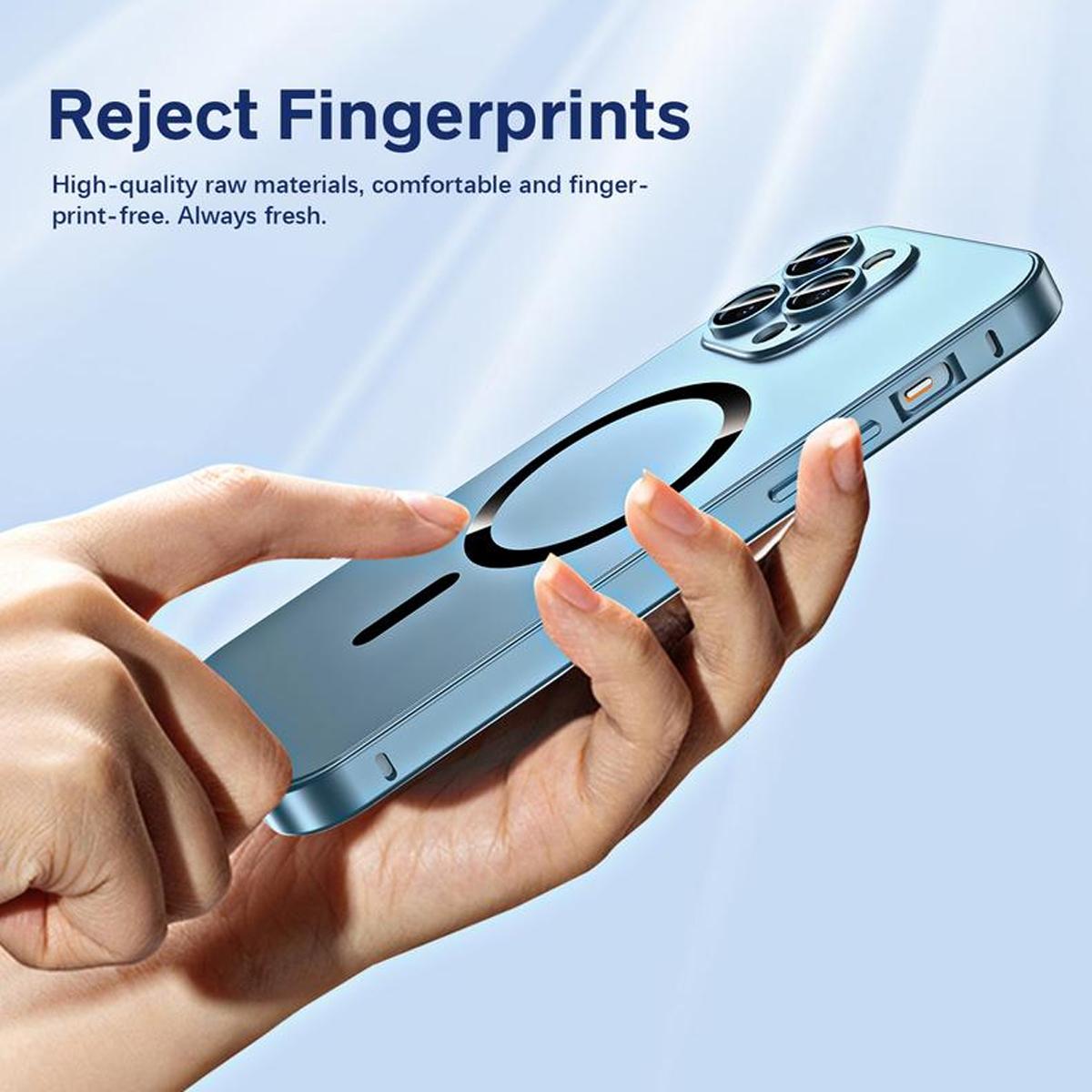 Alloy Aluminum Case for iPhone 17/16/15/14/13 Pro Max – Ultra Thin Metal Protective Cover with Full Lens Protection & Wireless Charging Support Protector Cellphone Smartphone Casing Shockproof White