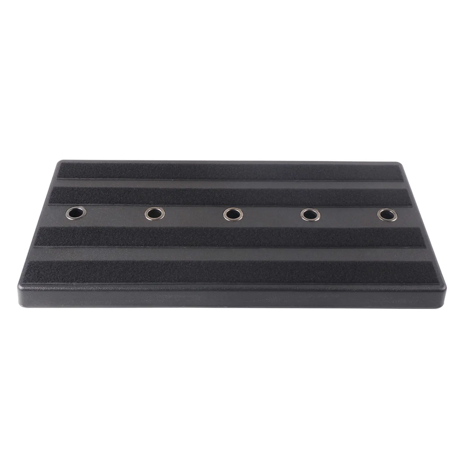 Rockhouse Guitar Pedal Board High-hardness PE Pedal Board with Compartment 11 Hole Storage Power Cord Lightweight Pressure and Drop Resistance Pedal Boards for Guitars