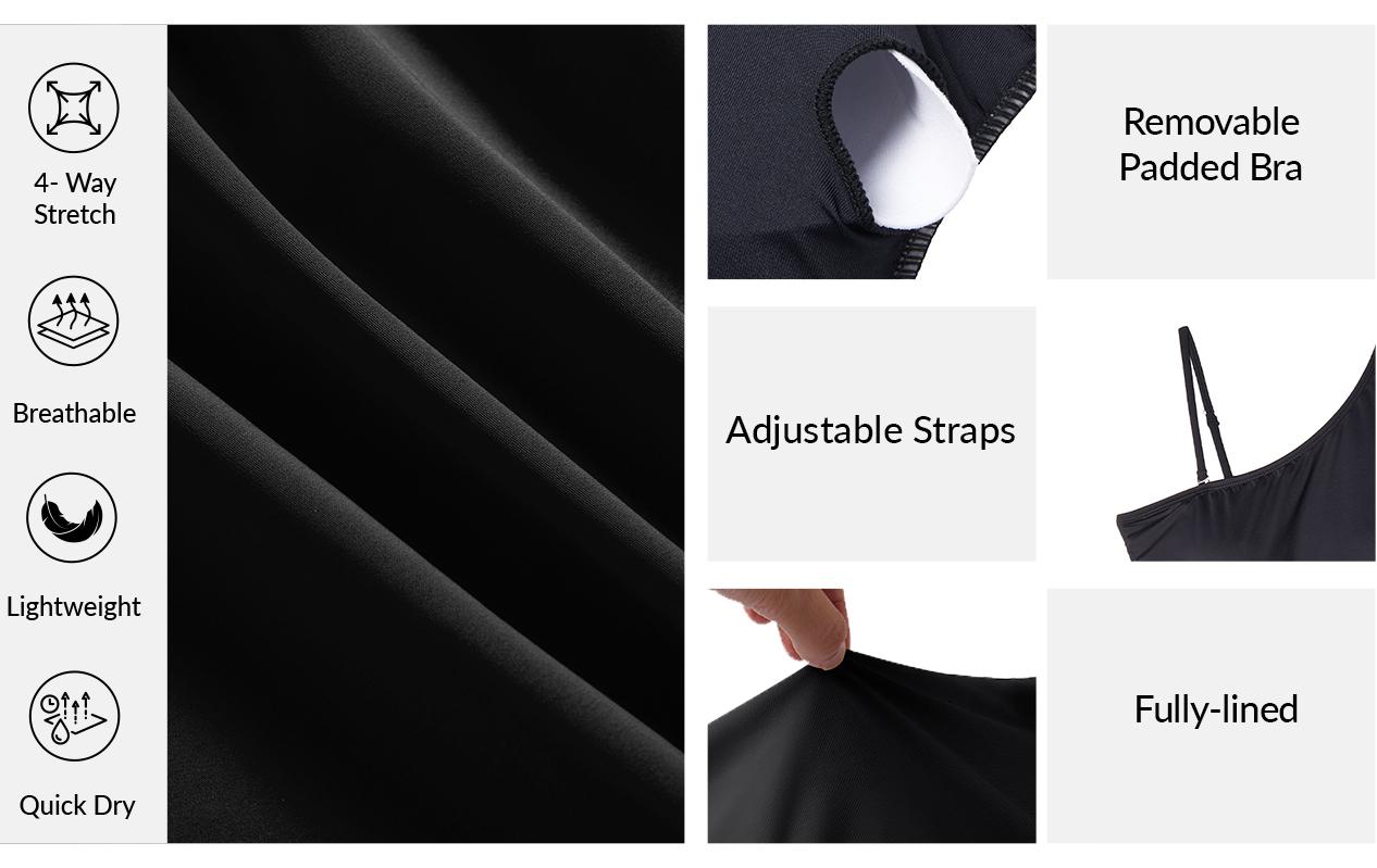 Yonique Women One Piece One Shoulder Swimsuit Tummy Control Bathing Suit Mesh Swimwear