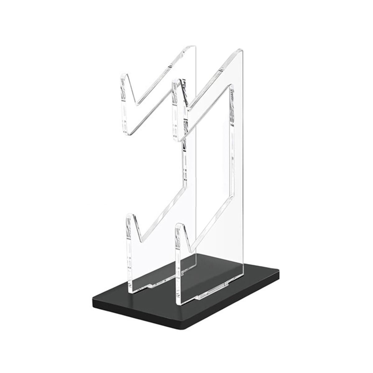 Universal Game Controller Transparent Acrylic Stand, Desktop Storage Dual Layer Display Rack for Xbox One Series S/x Ps4 Ps5 Switch Pro Controllers Game Console Accessories