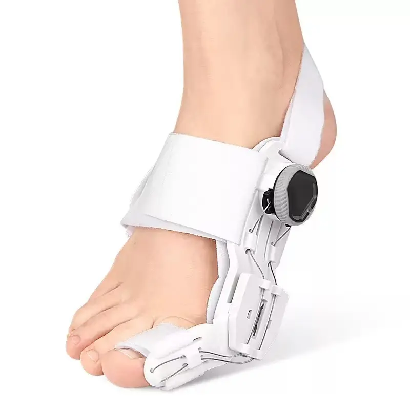Bunion Corrector Healthcare Tool, Adjustable Thumb Support for Women and Men, Universal Fit for Right/Left Foot (White) Healthcare Tool