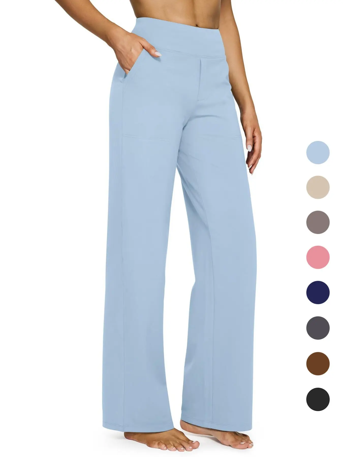 2026 At-Home & On-The-Go | Loose High-Waist Yoga Sweatpants with Pockets for Women's Daily & Athletic Wear