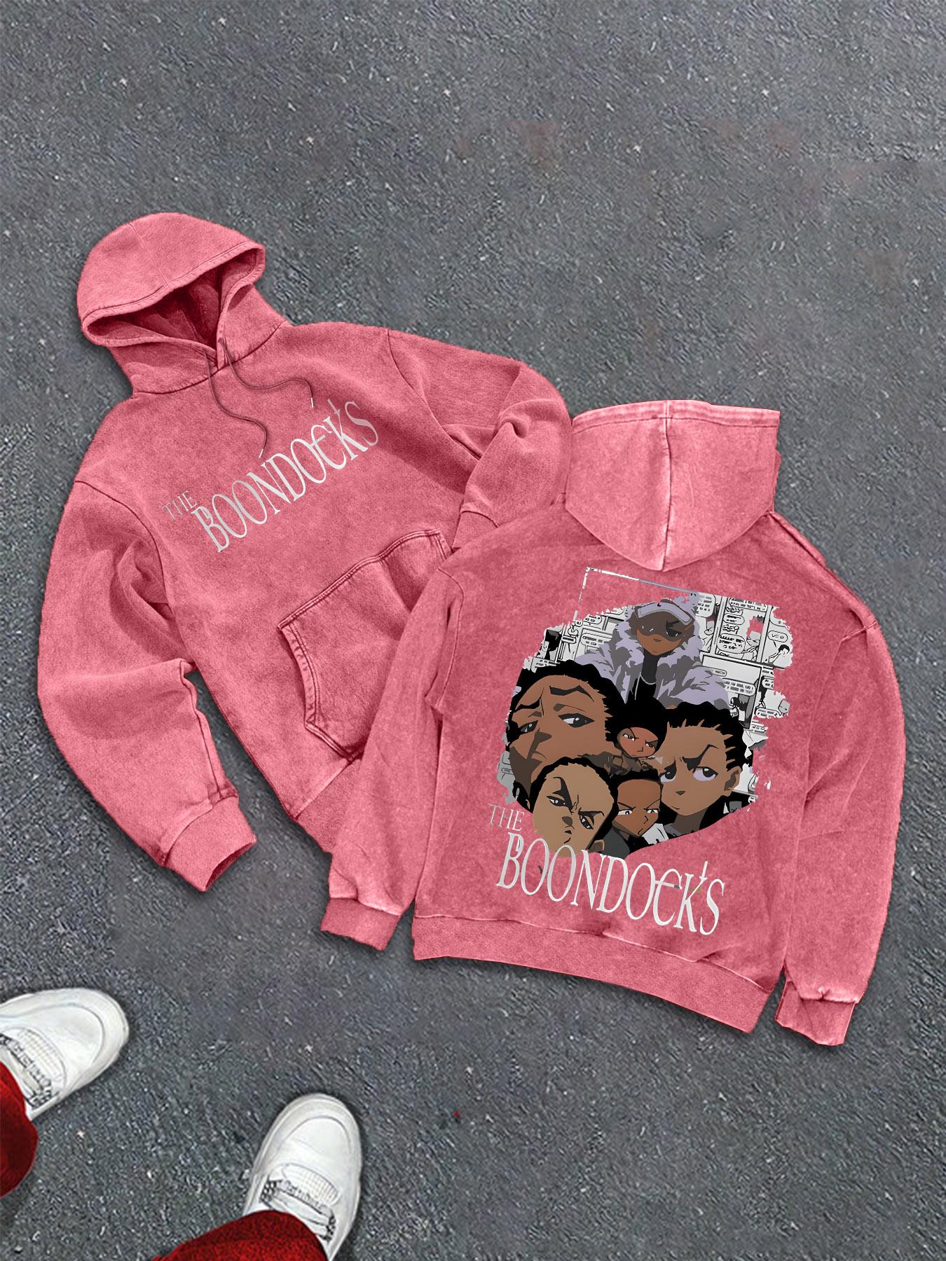 Men's street retro style washed hooded sweatshirt fashion trend casual hoodie, men's autumn and winter wear