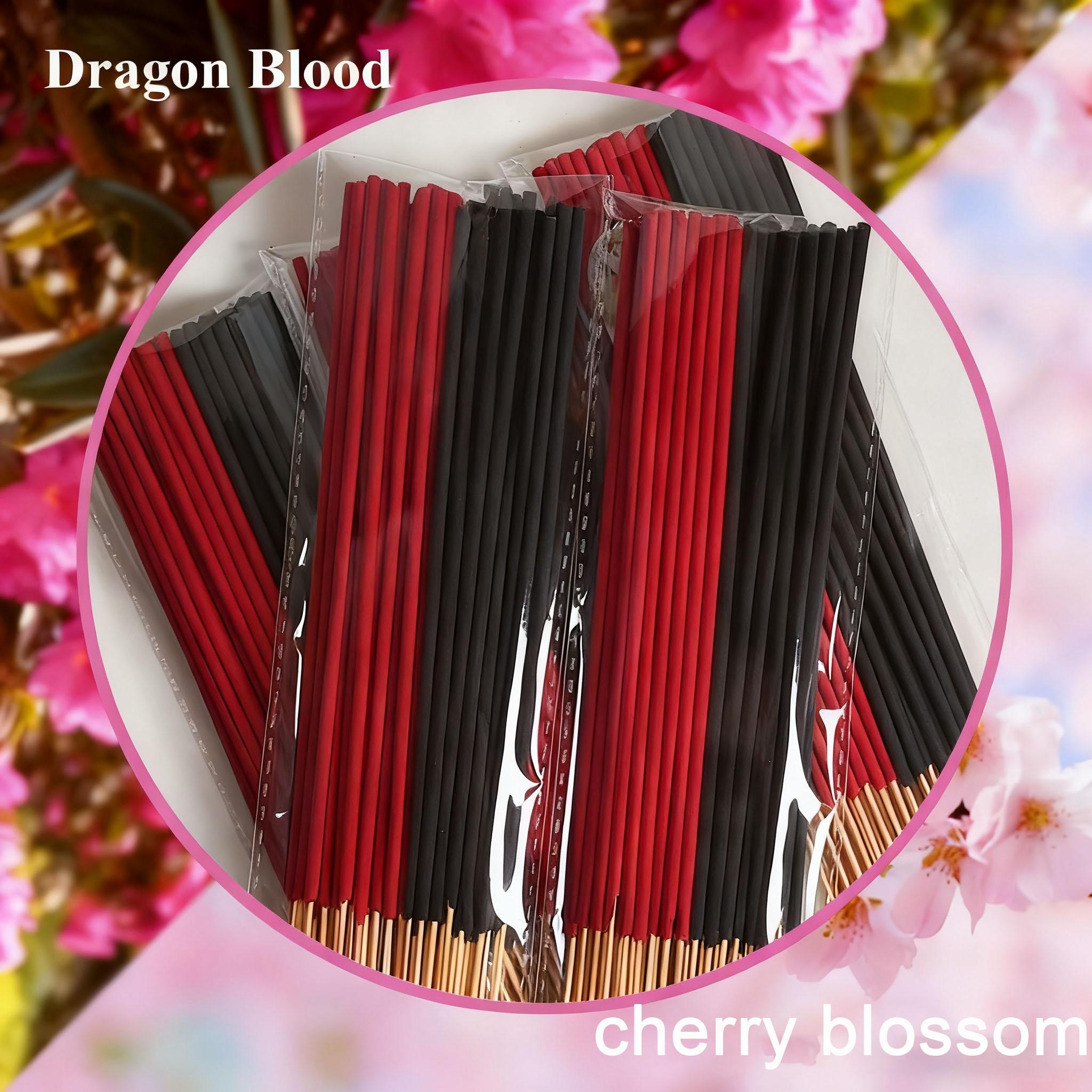 50/100/200 Day & Night Incense Sticks Set, Mixed Scented Stick, 22cm, Sakura & Dragon Blood, Home Tea Room Spa, Romantic Experience