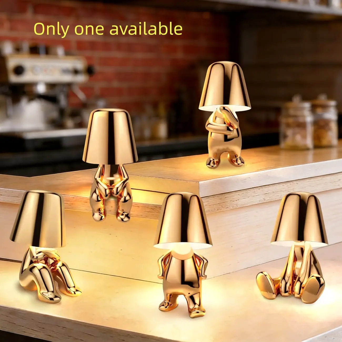 New Figurine Desk Lamp, Adjustable Color Temperature LED Night Light, Fashion Bedside Lamp, Modern Home Decor Lighting