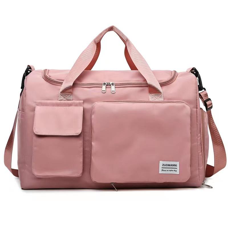 High-End Short-Term Women's Handbag Large Capacity Multi-Functional Dry-Wet Separation Lightweight for Female Use Portable Casual Travel Bag/ Gym bag