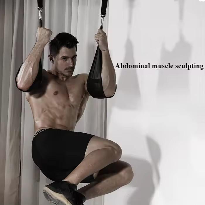 Fitness AB Sling Straps Suspension Rip-Resistant Heavy Duty Pair for Pull Up Bar Hanging Leg Raiser Home Gym Fitness Equipment