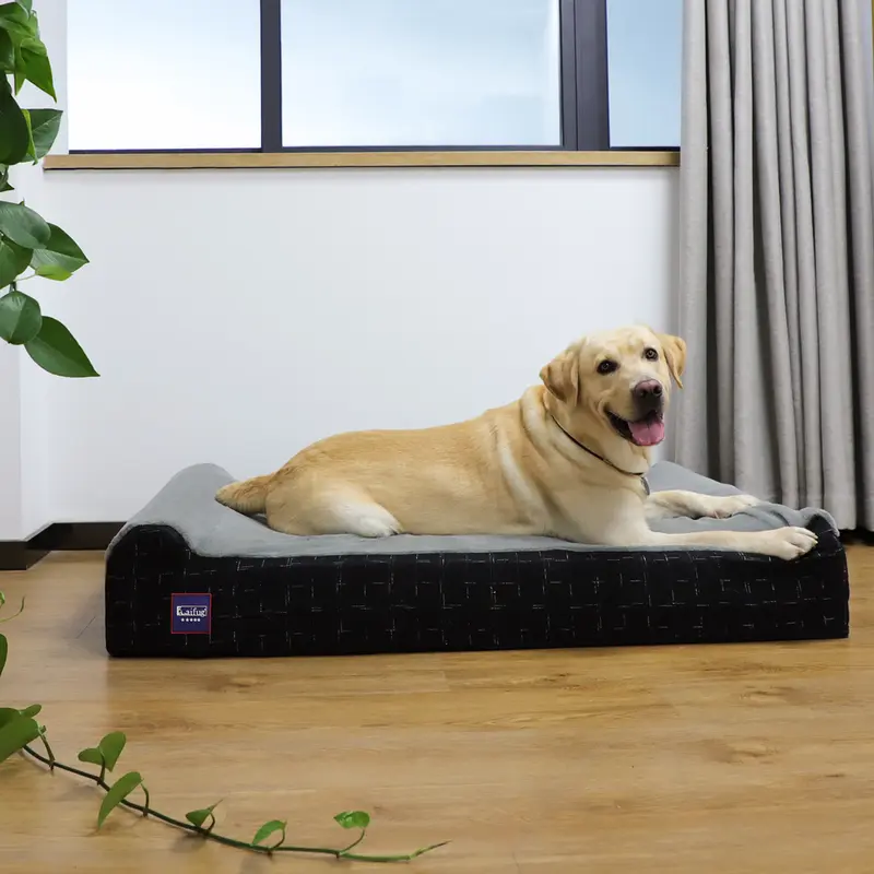 Product Introduction of Laifug Orthopedic Memory Foam Extra Large Dog Bed with double Pillow (50"x36"x10") Durable Water Proof Liner & Removable Washable Cover & Smart Design 33