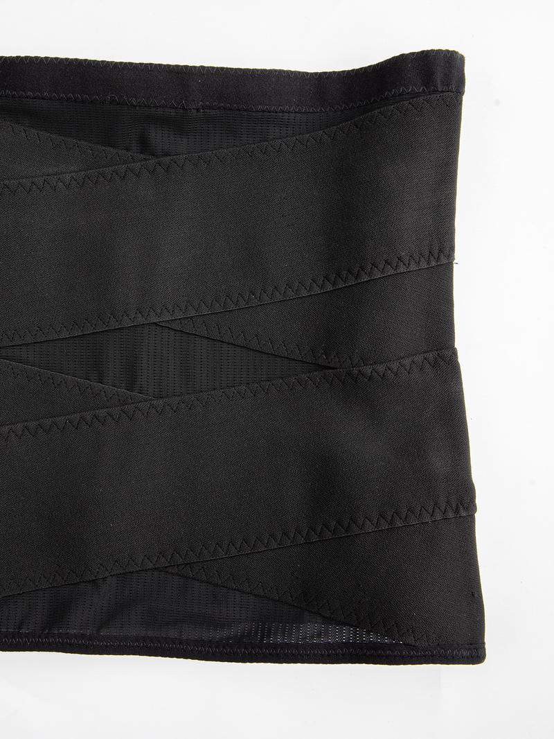 Women's Solid Color High Stretch Waist Trainer, Breathable Comfortable Tummy Control Shaper, Waist Cincher for Women