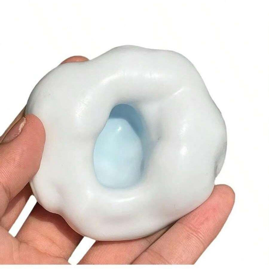 Super Fun Stress Relief Toy, DIY Shape Mochi Clay Squeeze Toy, Handmade Rice Noodle Mud, Cute Squeeze Toy for Halloween, Soft Squishy