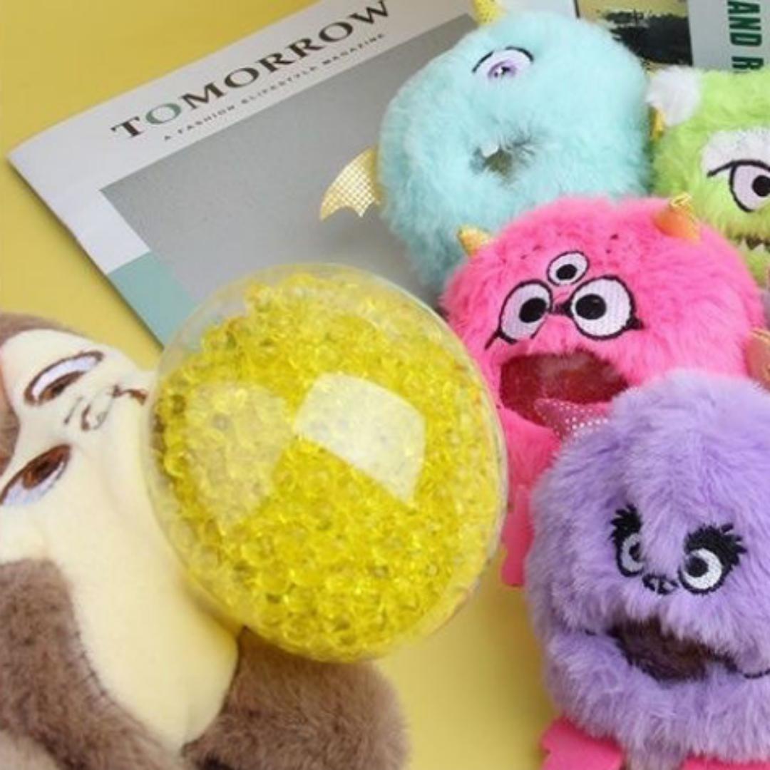 Creative Cute Pet Plush Stress Ball: Adorable Animal-Shaped Squeeze Toy—the Perfect Stress-Relief Tool and Holiday Gift. Styles vary. A must-have for stress relief. Suitable for ages 12 and up.