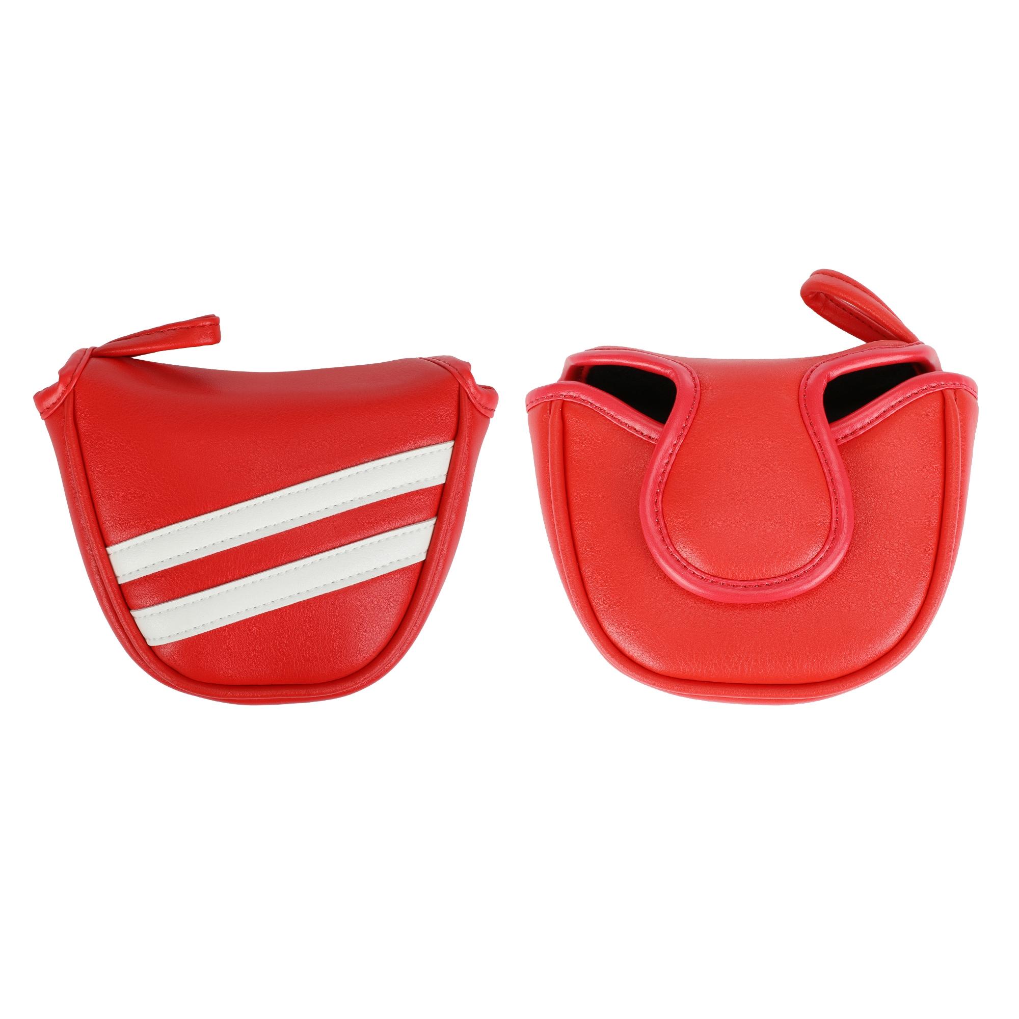 Golf Putter Cover,Magnetic Closure Design,Suitable for various mallet-style putters,Available in 5 colors,Durable golf club accessory.