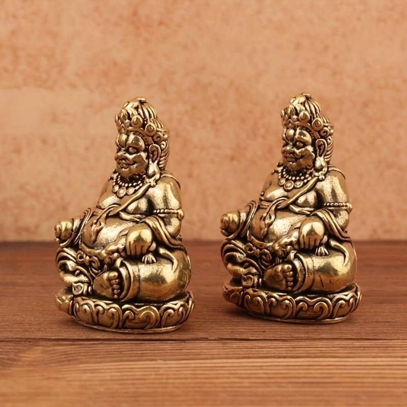 God of Wealth Figurine, Lucky Money Charm Decor, Feng Shui Home Office Decoration, Prosperity and Good Fortune Symbol, Feng Shui Ornaments