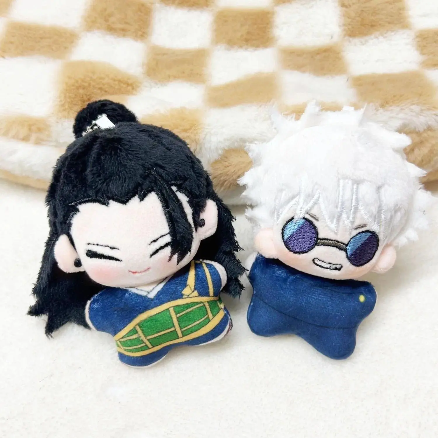 2026 New hot item Kawaii Jujutsu Kaisen Plush Doll Satoru Gojo Suguru Geto Anime Cartoon Plushies Stuffed Pendant Printed Cotton Collectible Gift