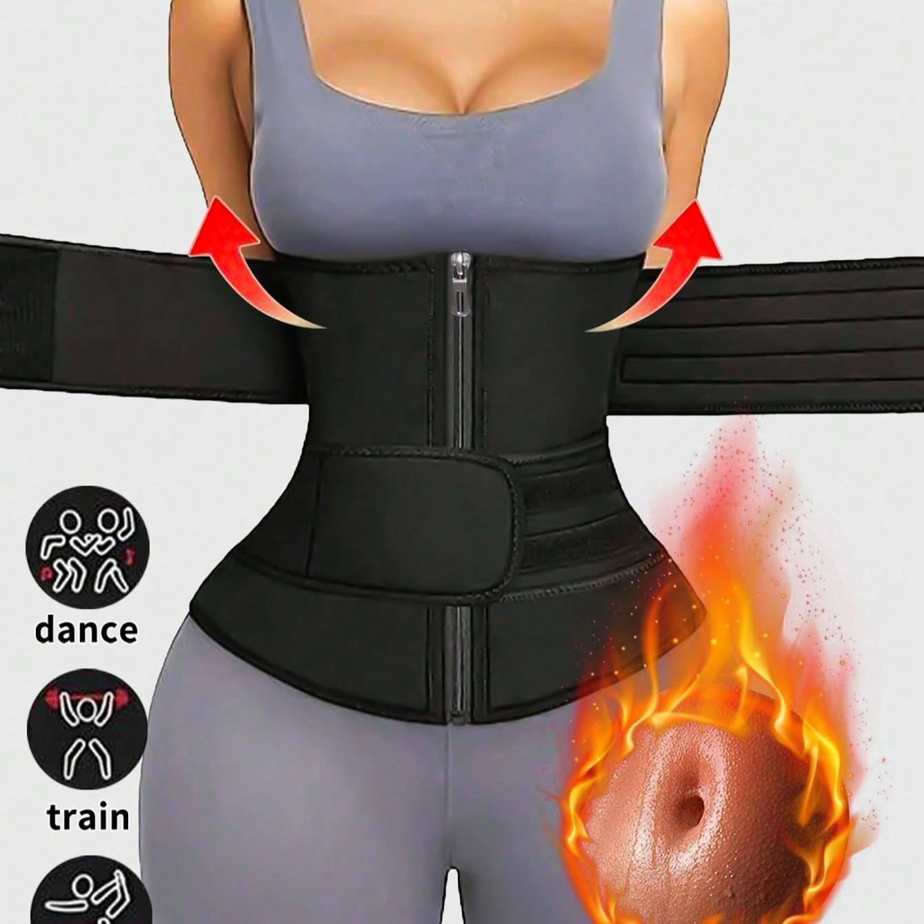 Women's Sports Waist Trainer Belt, Abdominal and Waist Shaper, Supportive Belly Band, Workout Waist Belt, Slimming Corset, Yoga Running Waistband