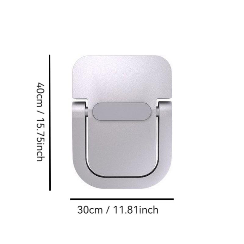 2-Pack Laptop Stand, Invisible Portable 3D Design, Air-Cushioned Base, Foldable Keyboard Support, Cooling Ventilated Rack