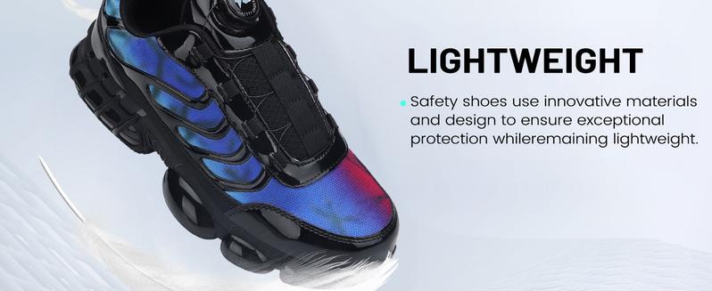 Steel Toe Shoes for Men Women Indestructible Work Shoes Lightweight Steel Toe Sneakers Women Safety Shoes Puncture Proof Composite Toe Shoes