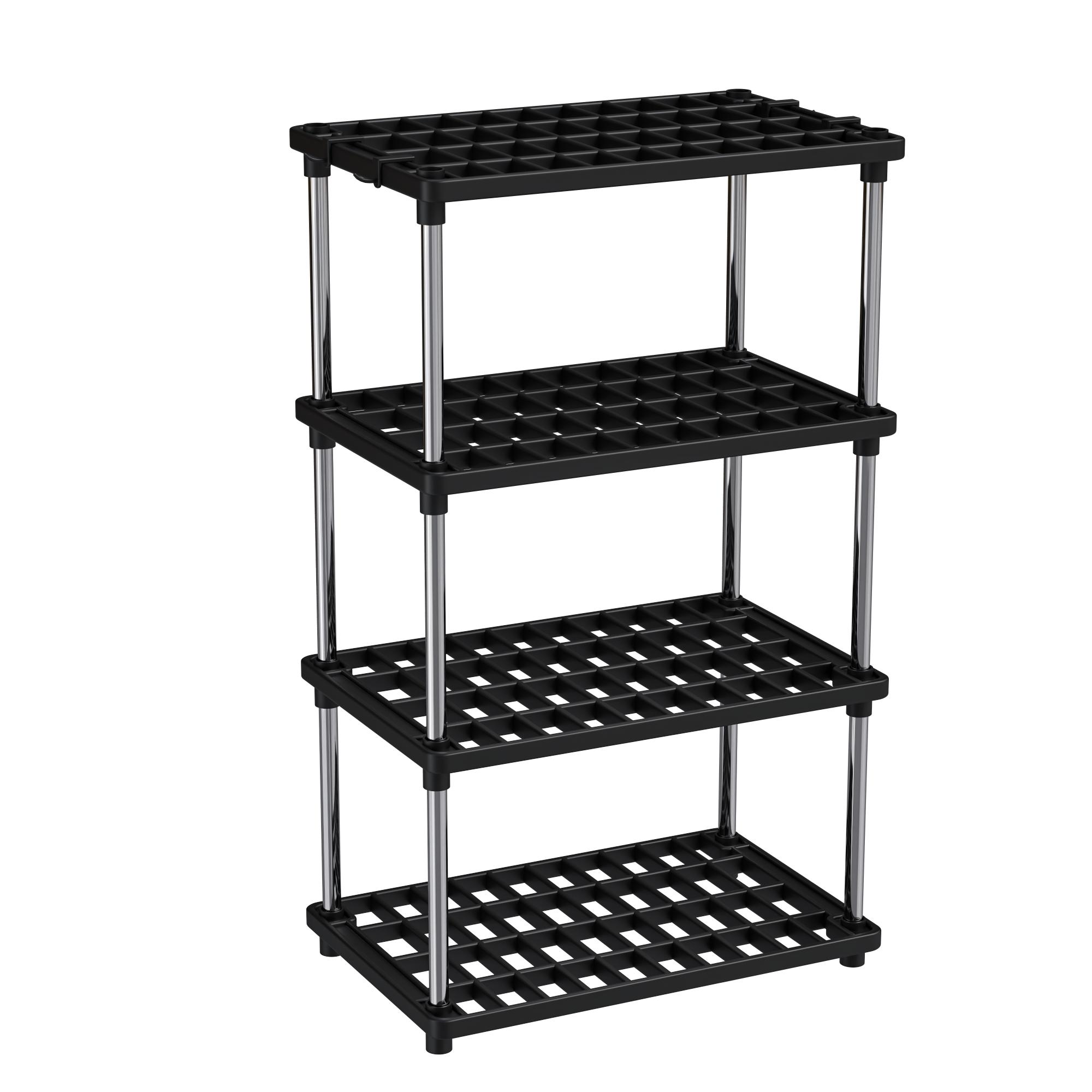 Kitchen Bathroom Standing Shelf, Multi-Functional Storage Rack, Space-Saving Organizer, Kitchen Utensil Holder, Home Organization