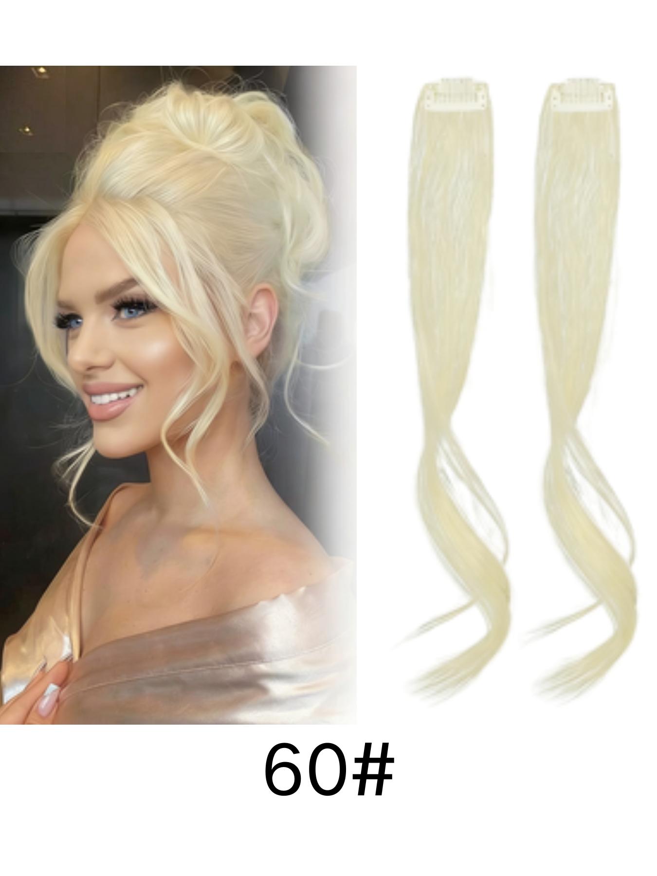 Dragon Whisker Bangs Synthetic Hair Clip, Slight Curl, Natural Face Shape, Suitable for Women, Daily Wear, Short Wigs, All Seasons