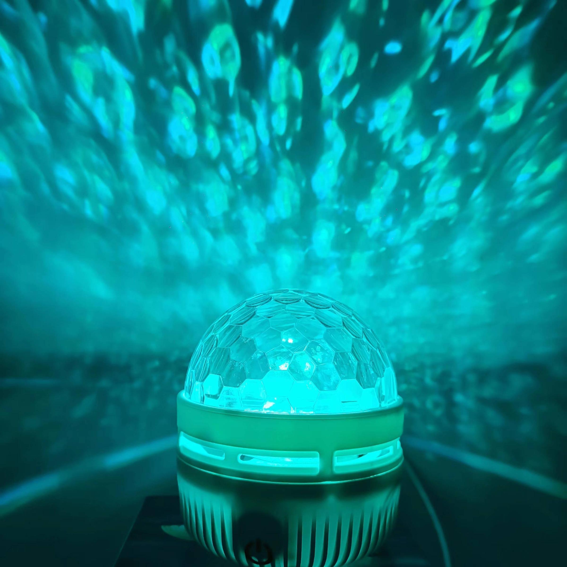 Touch control 16 colors black hole/aurora projector light, 1 set of USB charging LED starry sky aurora projector light with remote control, Northern lights ambient light, home decoration, Planetarium star projector, Starlight roof projector