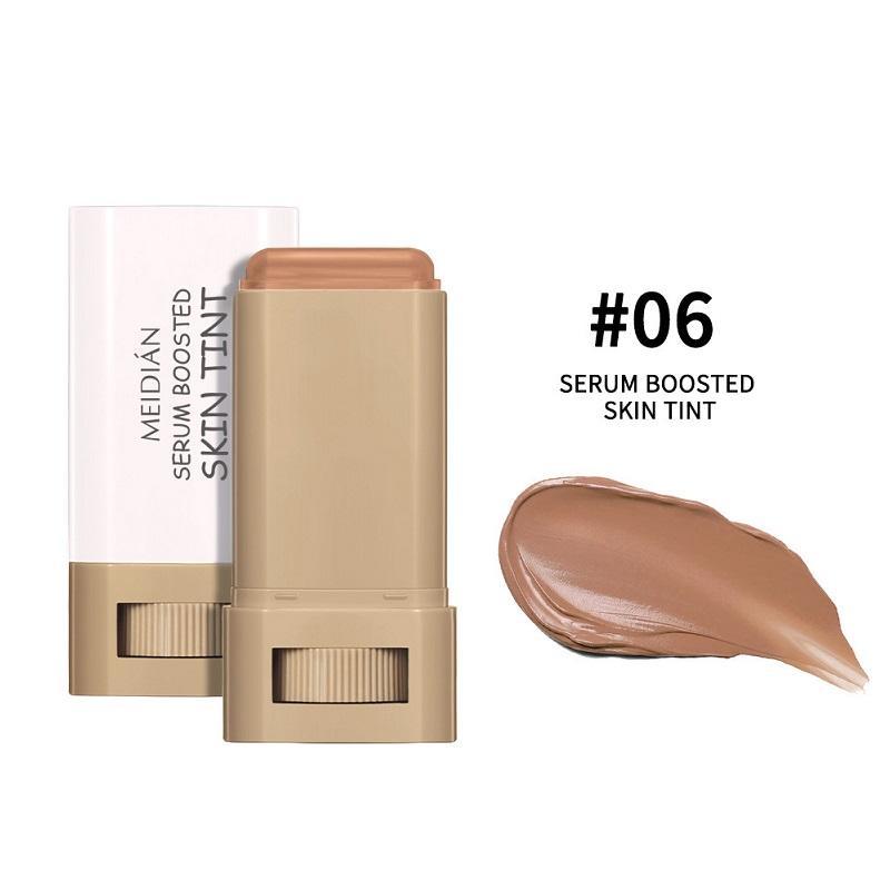 Ibcccndc 6 Color Concealer Stick with High Coverage, Smooth Texture Suitable for All Skin Tones, Effortlessly Hides Flaws & Dark Circles