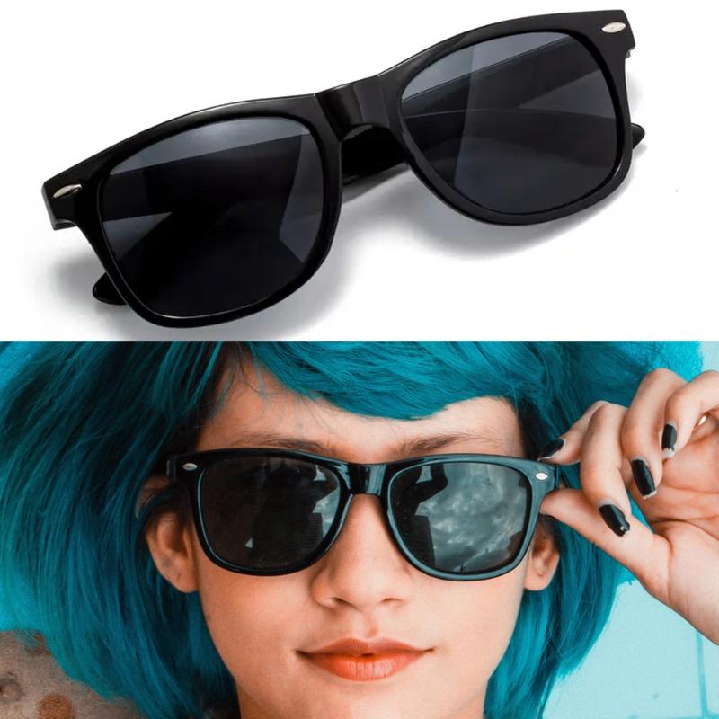 13pcs Men's and Women's Black Large Frame Mi Nail Glasses, Party Glasses, Suitable for birthdays, events, lightweight and fashionable party gifts