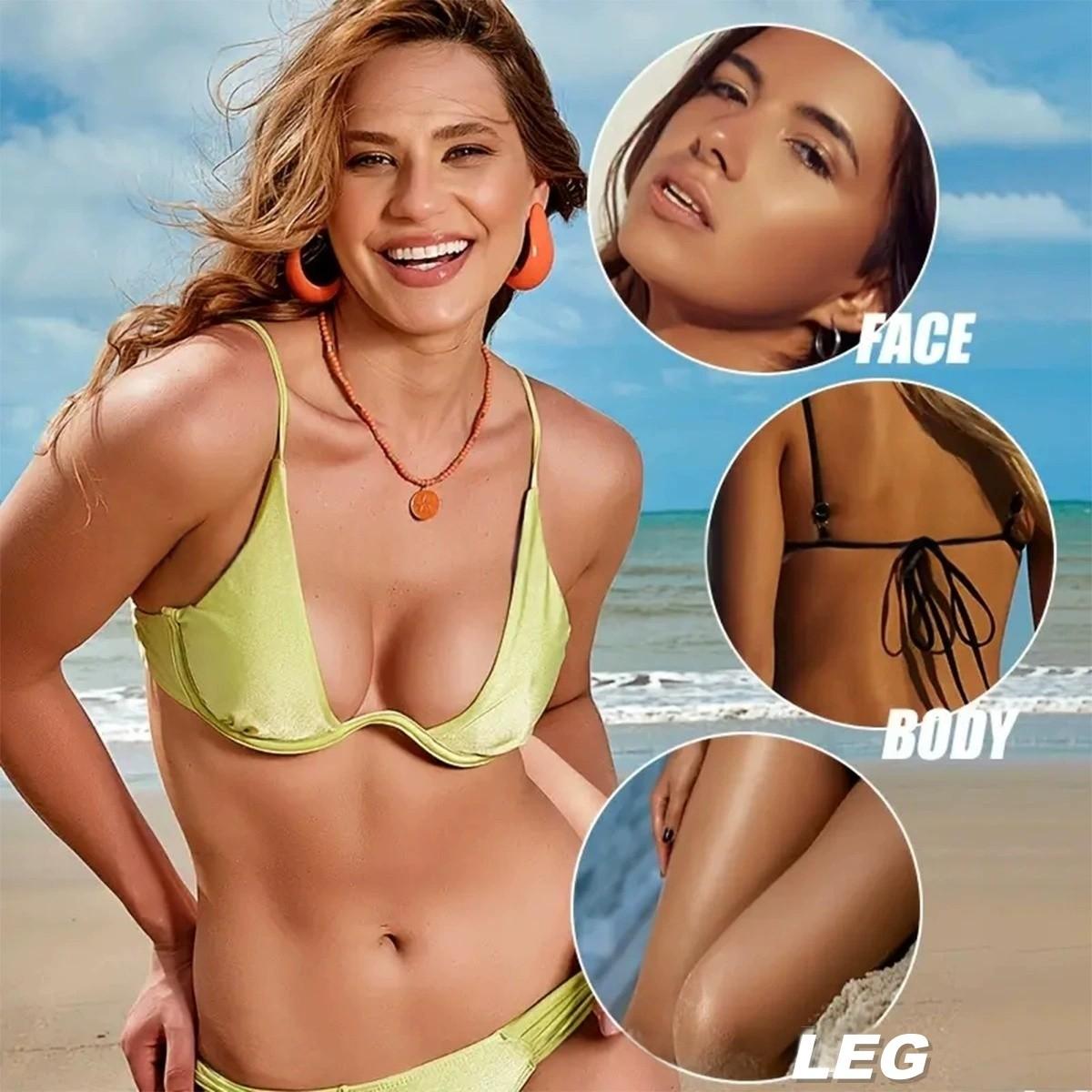 Self Tanner Moisturizing Lotion, Alcohol-Free, No Residue, Quick-Dry, Natural Tan Effect, Suitable for All Light Skin Tones, Instant Bronze Glow，Best Gradual Natural Bronzed Sunless Hydrating Streak Free Tanning