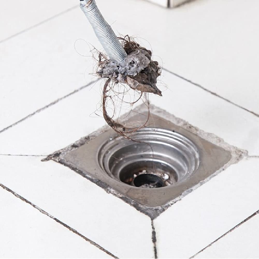 Bendable Hose Pickup Aid Tool for Trash Pickup, Home Sinks, Drains, Toilets, Flexible Gripper Picker Tool with 4 Claws (78.74 Inch)