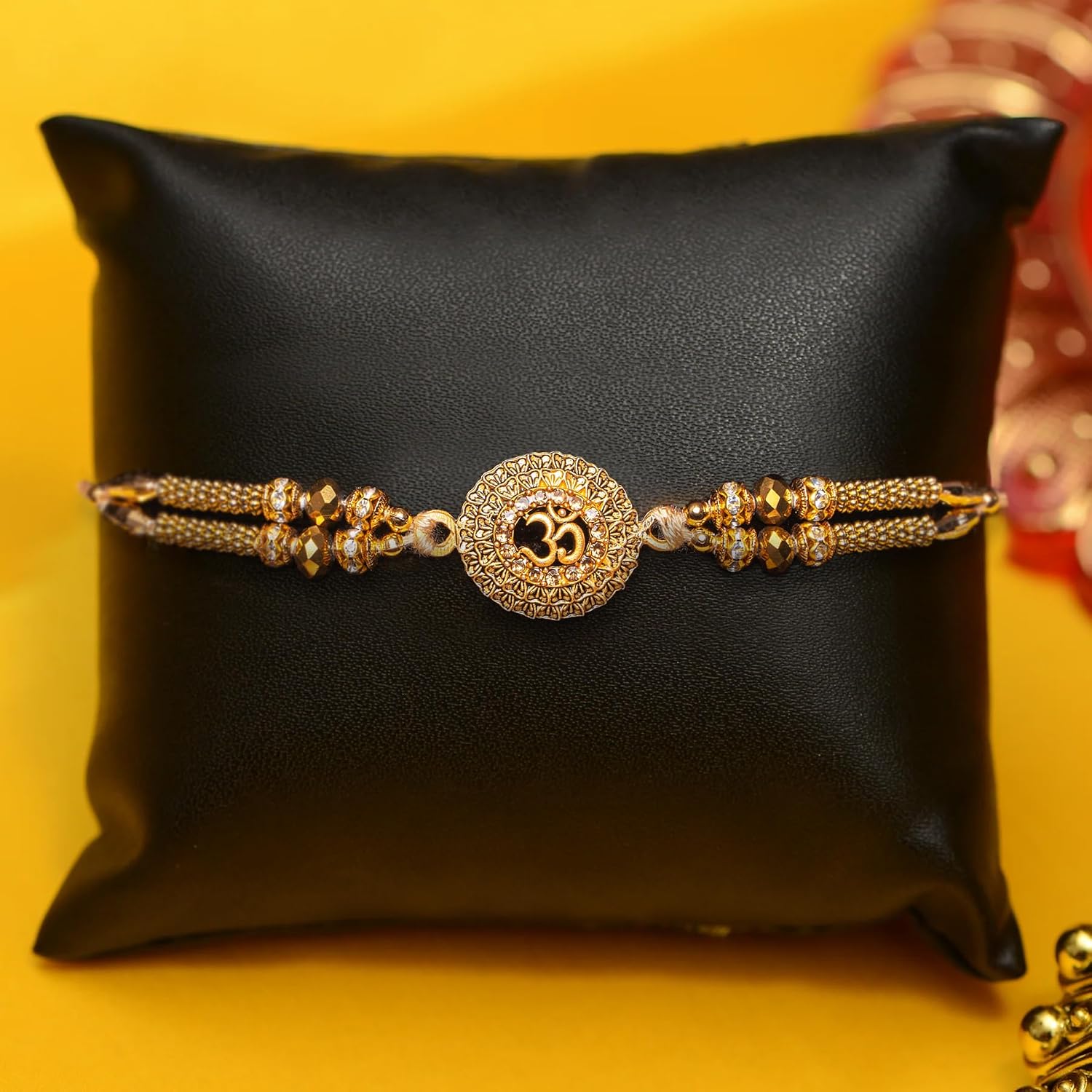 Rakhi for  with Roli | Resham Dhaga Rakhi Bracelet, Traditional  Raksha Bandhan  for , Sister, Nephew, Cousin
