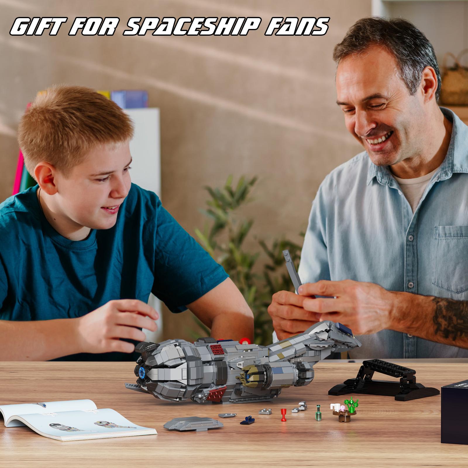 Space Shuttle Serene Building Blocks Set – 1345 Pieces STEM Toy for Kids & Adults, Perfect Gift for Space Fans, Ideal for Halloween, Christmas, Birthdays & Holidays