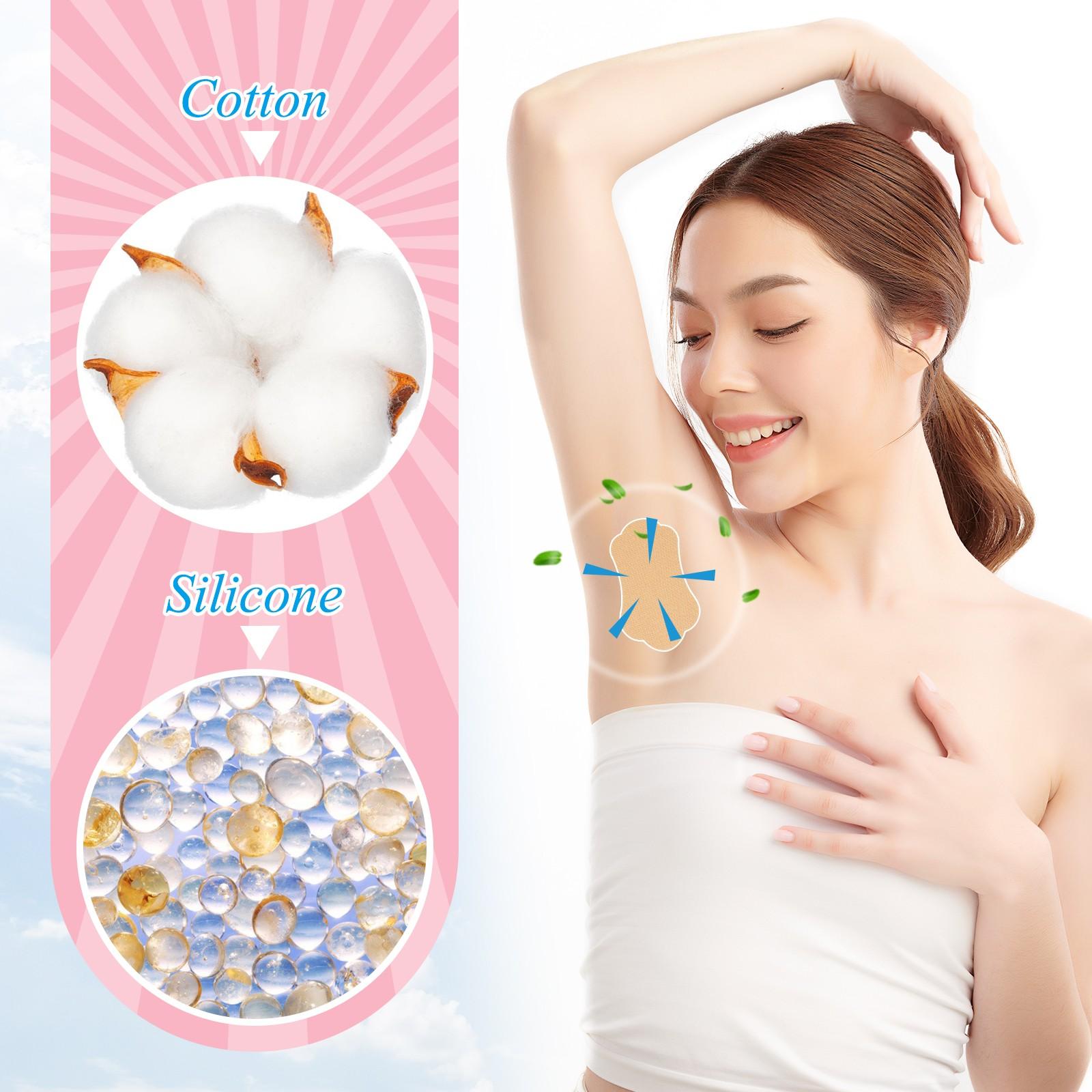 Sefudun Underarm Sweat Patches 28pcs, Soft Skin-Friendly, Gentle Leak-Proof, Lightweight Breathable, Summer Use, No Damage to Clothes