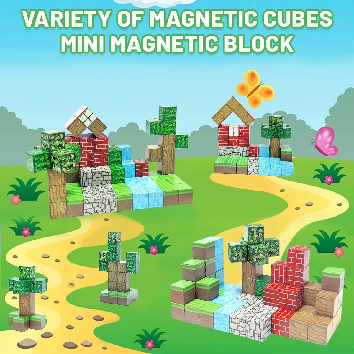 Magnetic Building Blocks 200/150/100 PCS - STEM Educational Toys for Kids 3-8 Years Old, Large Magnetic Tiles for Outdoor Play & Spatial Reasoning, Sensory Cube Set for Birthday Christmas Gift