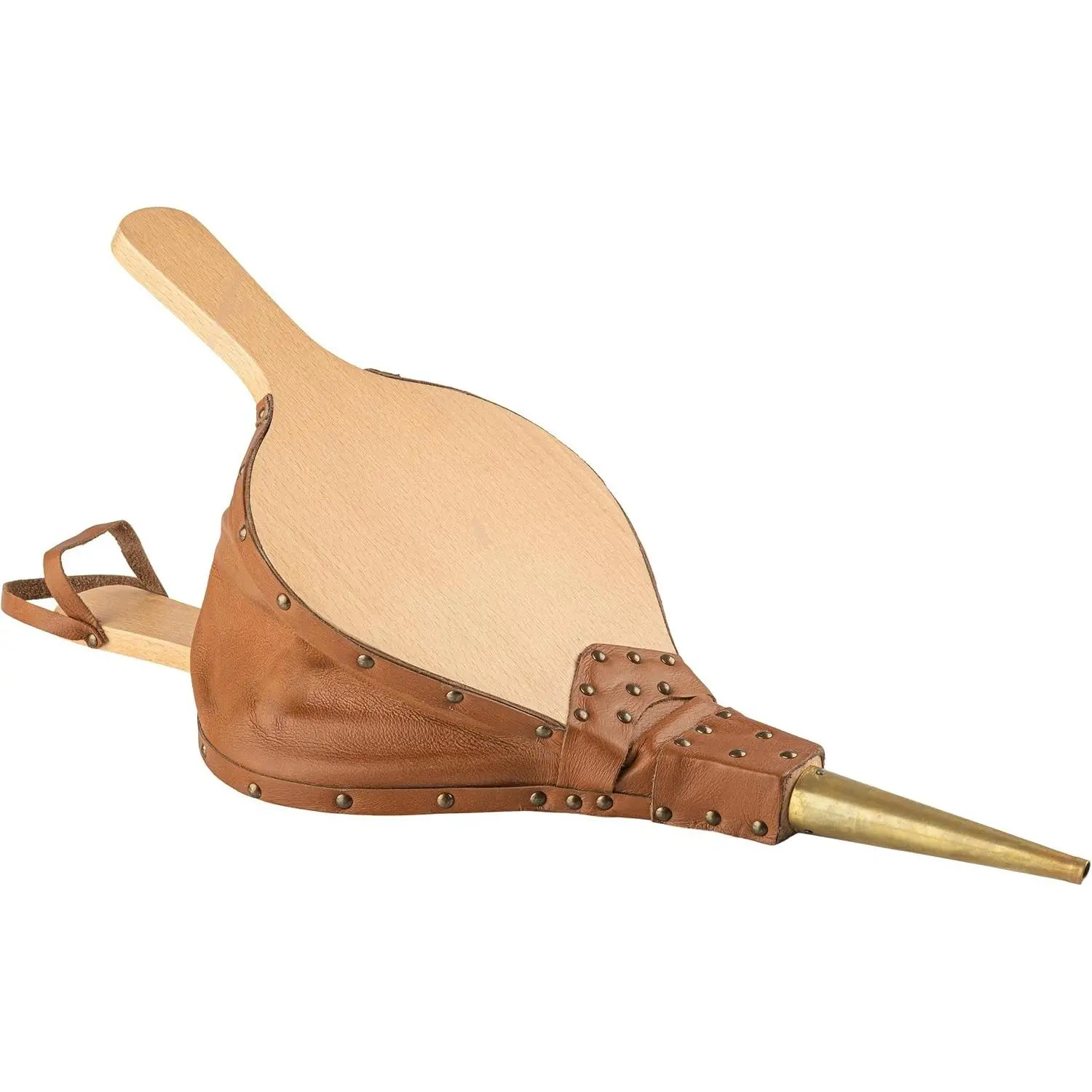 Fireplace Bellows Indoor or Outdoor Fire Pit Tools - 18.75” x 7.5” Large Fireplace Bellows for Fire Pit, Wood Stove, Cooking Barbecue, Camping, or Fireplaces - Fire Air Blower