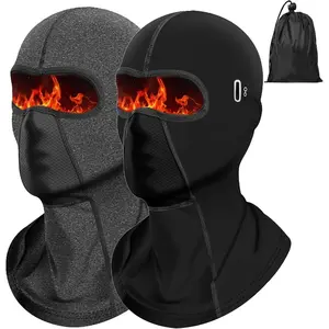 Cycling (Sports & Outdoor Hat Accessory), Unisex Adults' Thermal Ski Mask, Moisture-Wicking Full Face Cover, Winter Neck Warmer Scarf for Skiing