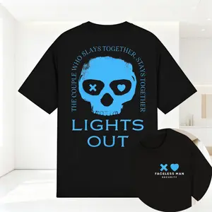 Lights Out Shirt Sweatshirt Hoodie, Sweatshirt, Blue Skull Book Sweater, Dark Romance Hoodie, Into Darkness Shirt