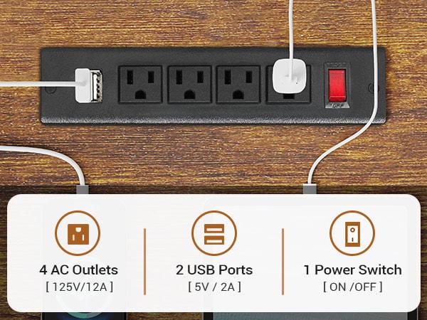 Sedeta 64.5 inch LED L-Shaped Gaming Desk with Storage Wooden Top Metal Frame Space-Saving Corner Desk for Bedroom Office APP Control Adjustable Monitor Arm