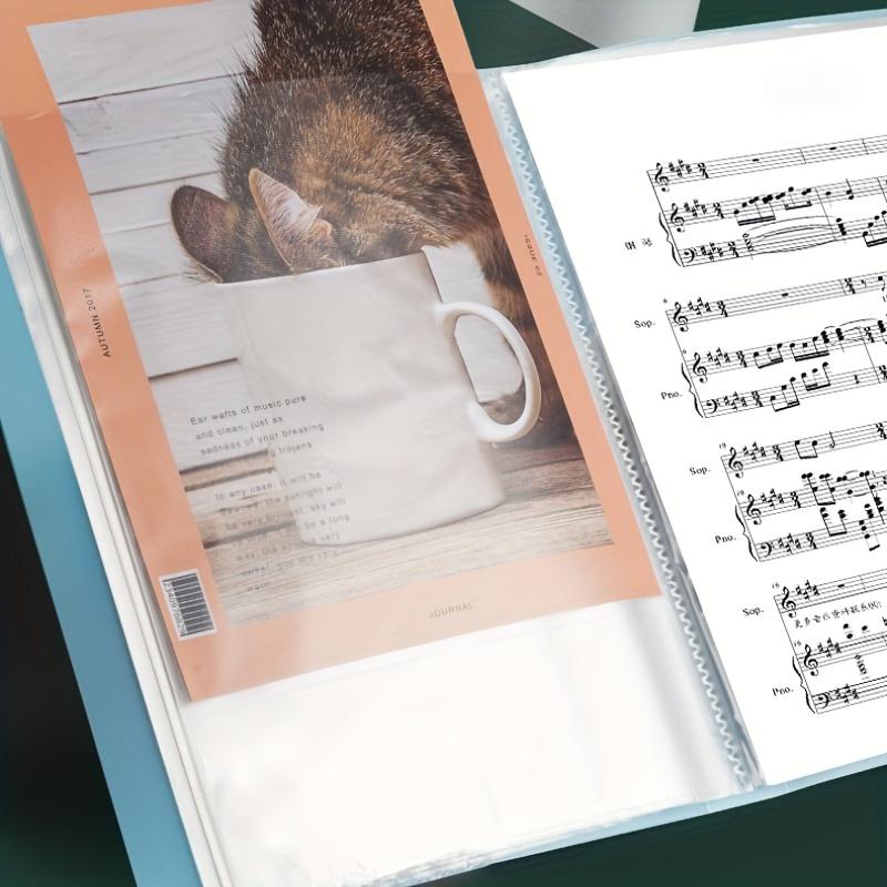 100-Page A4 Clear Folder - Large Capacity, Expandable, Wrinkle-Resistant & Non-Slip Design, Multiple Color Options, Office & Home Document Storage Box, Modern Style Durable Plastic, Hole-Free Multi