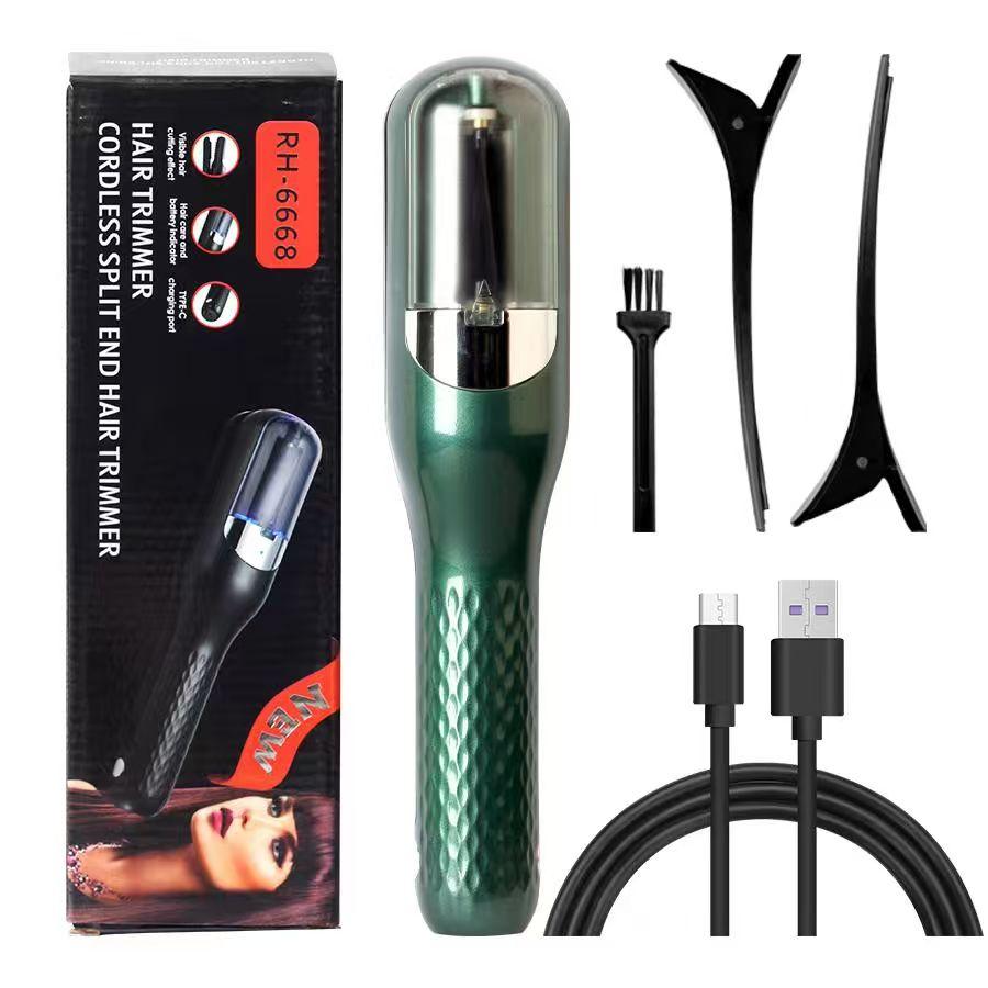 Second Generation Rechargeable Hair Trimmer & Split End Trimmer, Home 2-In-1 Portable Grooming Tool, Electric Hair Trimmer
