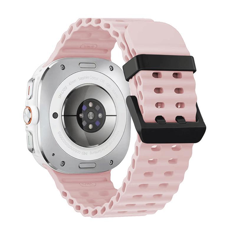 Durable Silicone Sport Band, Adjustable Wearable Replacement Strap for Samsung Galaxy Watch 7/Ultra, Fashion Tech Accessories