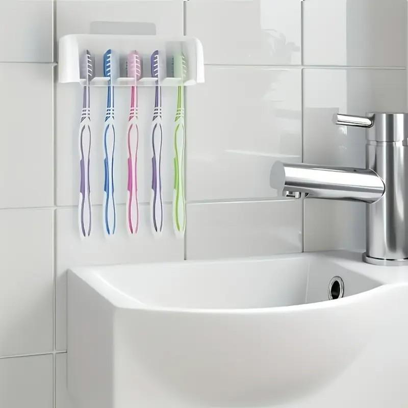 ⚠️ [Check Description] Wall Mount Toothbrush Holder | Bathroom Rack - (TOOTHBRUSHES NOT INCLUDED)