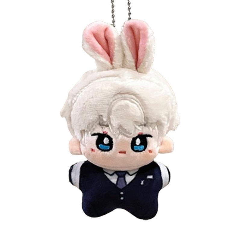 Love and deepspace; Anime Keychain Cosplay Rafayel; Xavier; Zayne; Accessories Plush Doll 10cm Soft Mini Plushie Dolls Pendant