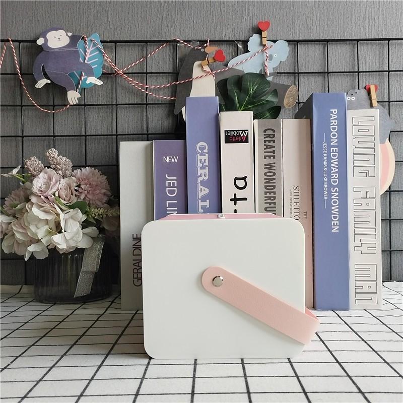 Password Safe Box with Handle, PU Leather, Large Capacity Storage, Home Security Cabinet, Portable Outdoor Wallet, Perfect Gift