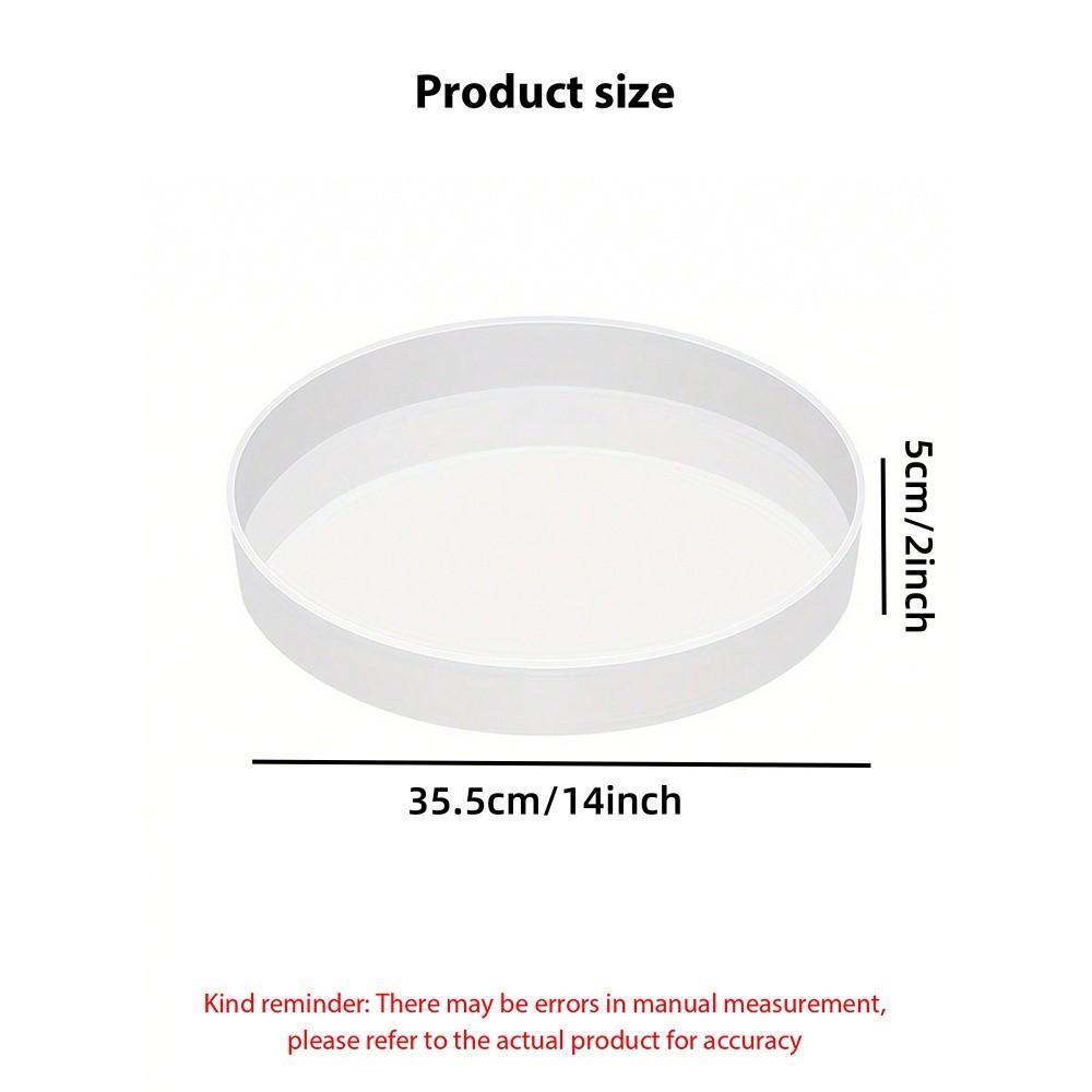 1 Piece 14in Large Silicone Mold, Super Big River Table Resin Mould, Round Table Tray Board Epoxy Resin Silicone Mould, DIY Craft Mould