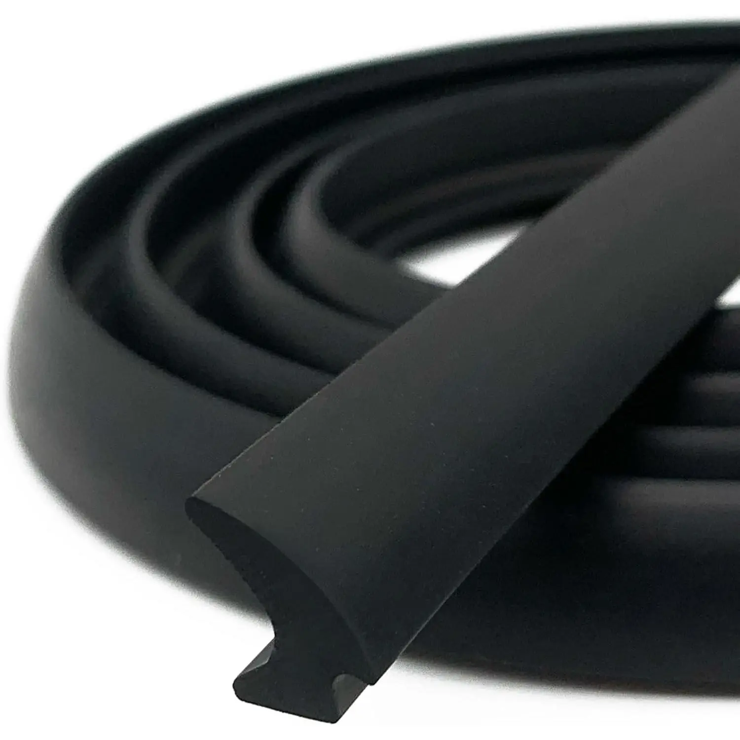 Window Seal 1/4" x 1/2" Rubber Windshield Gasket Window Weather Stripping for Boat Vehicle Home Application, 20Feet