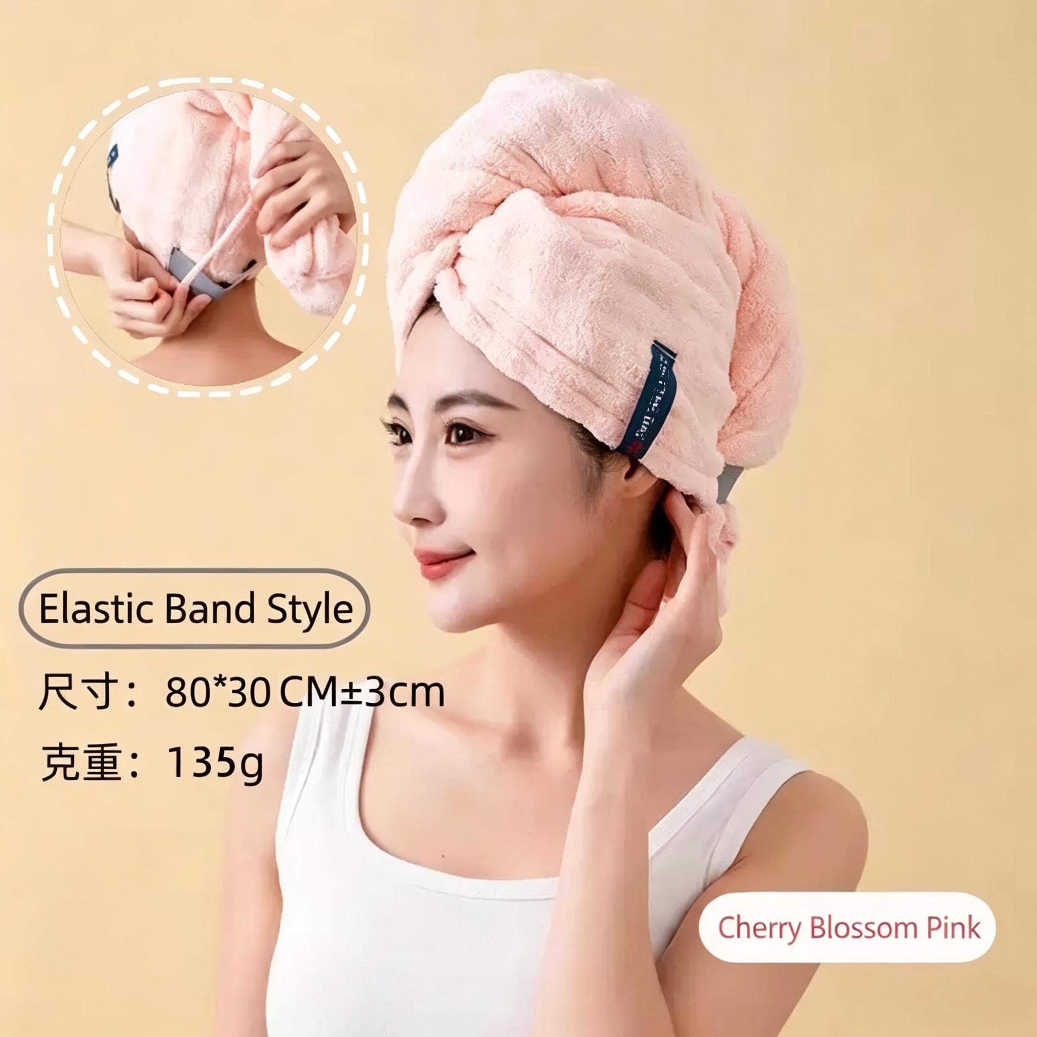 Women's quick-dry hair towel, absorbent and thickened, new style shower cap towel head wrap
